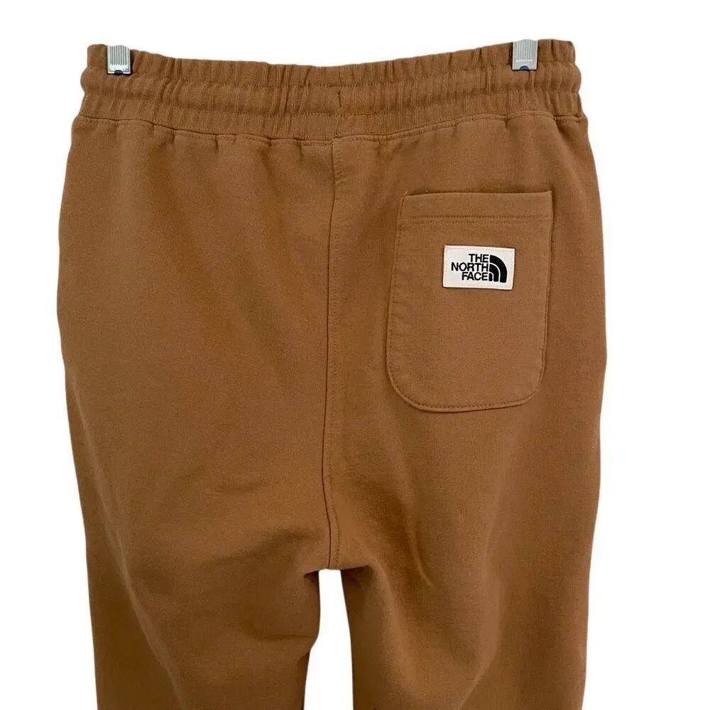 The North Face heritage patch drawstring ￼joggers men’s S tan‎